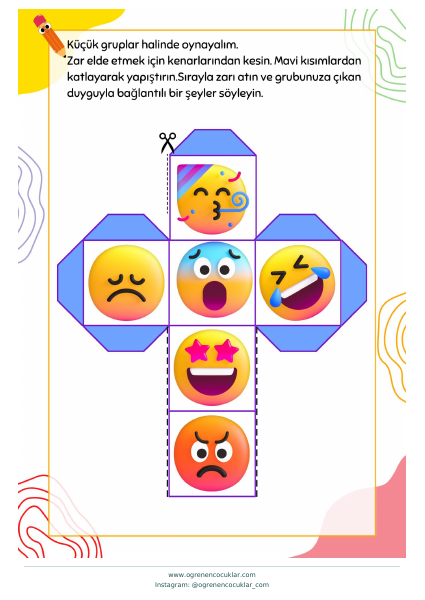 Duyguları keşfet çalışma önizlemesi